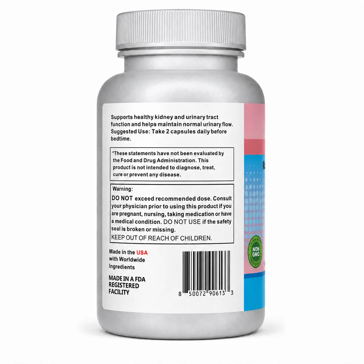 KIDNEY & URINARY SUPPORT Herbal Dietary Supplement - Image 2
