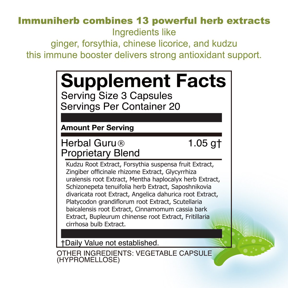 IMMUNIHERB Herbal Dietary Supplement - Image 9