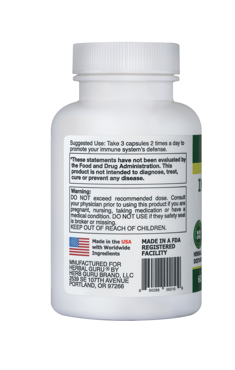 IMMUNIHERB Herbal Dietary Supplement - Image 2
